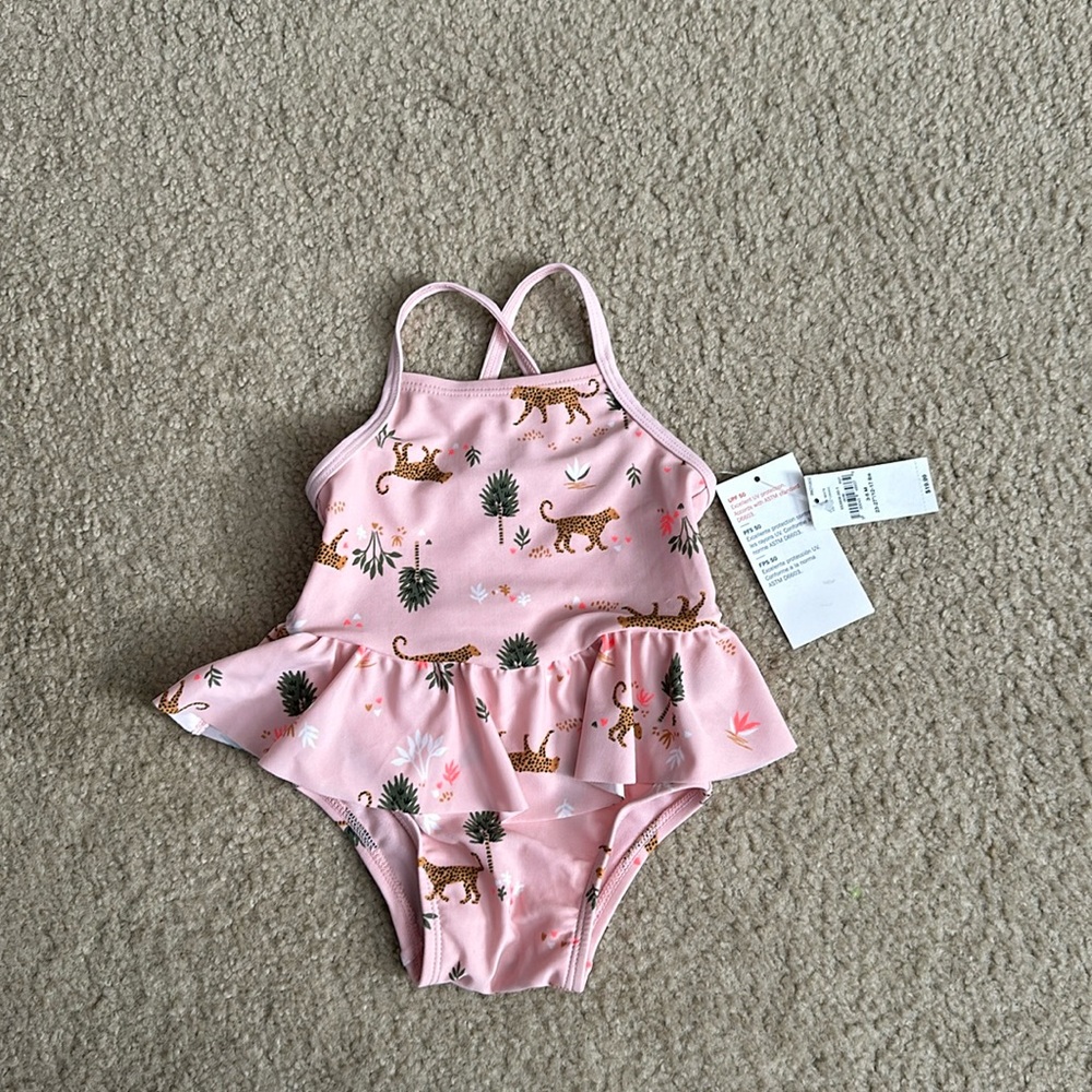 NWT Old Navy Leopard Bathing Suit